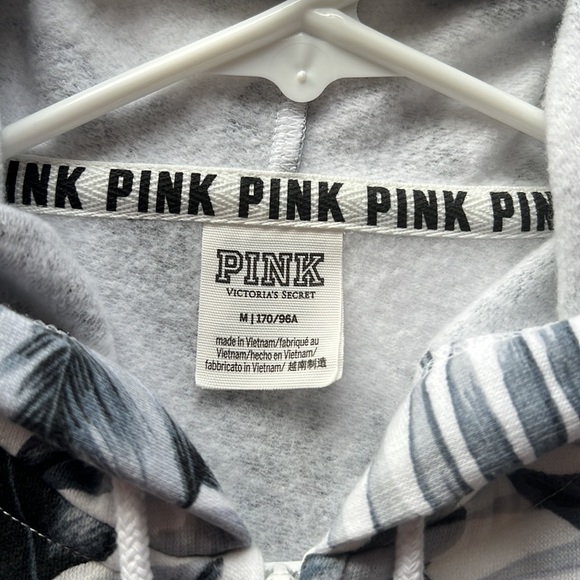 PINK zip up jacked with detailed sleeves made from sequins and PINK emblem! - Picture 5 of 5